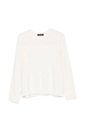 Fabiana Filippi sequin-embellished raglan-sleeve wool sweater - Neutrals