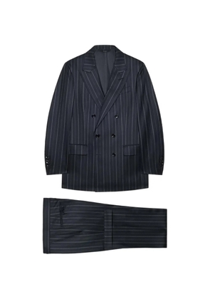 TOM FORD pinstripe-pattern double-breasted suit - Blue