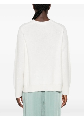 Fabiana Filippi sequin-embellished raglan-sleeve wool sweater - Neutrals