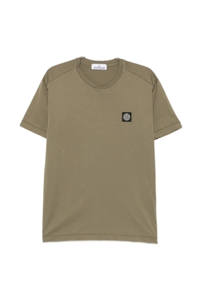 Stone Island logo-patch T-shirt - Green