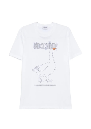 Moschino logo-print cotton T-shirt - White