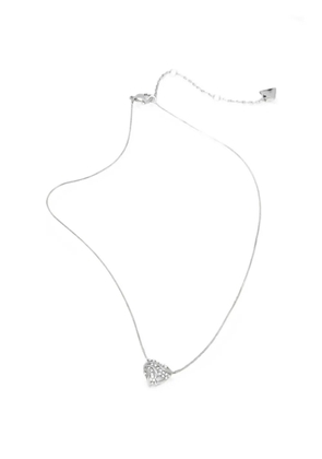 GUESS USA embellished pendant necklace - Silver