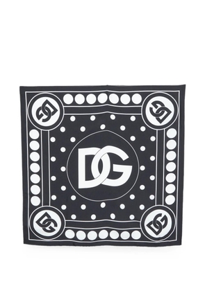 Dolce & Gabbana Pre-Owned DG-logo scarf - Black