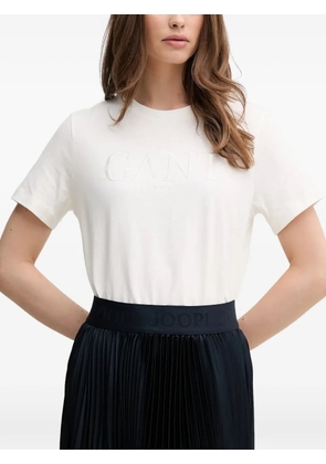 Gant embroidered-logo T-shirt - White