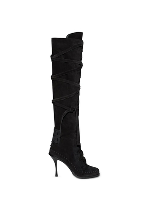 DSQUARED2 lace-up suede boots - Black