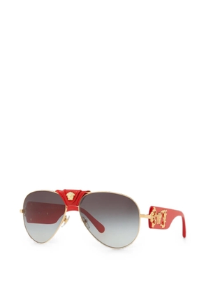 Versace Eyewear Medusa pilot-frame sunglasses - Gold
