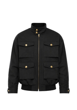 We11done multi-pocket utility jacket - Black