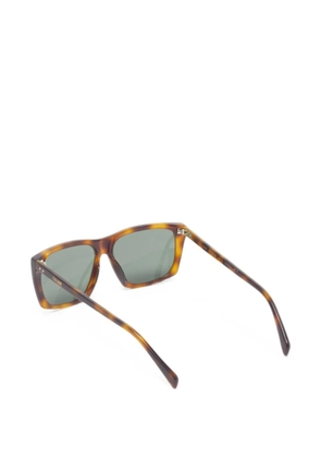Celine Pre-Owned rectangle-frame sunglasses - Brown