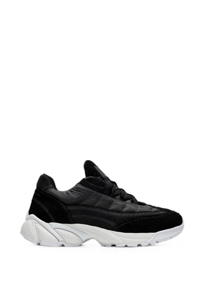 MM6 Maison Margiela panelled chunky low-top sneakers - Black