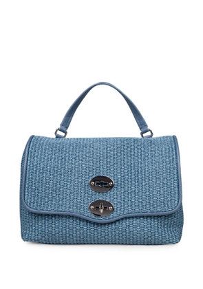 Zanellato small Postina woven tote bag - Blue