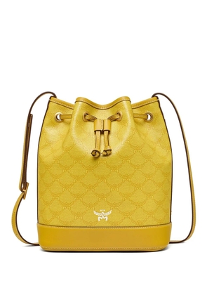 MCM medium Himmel bucket bag - Yellow
