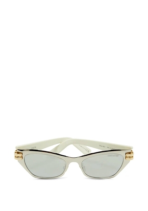 Christian Dior Pre-Owned B3U cat-eye sunglasses - White