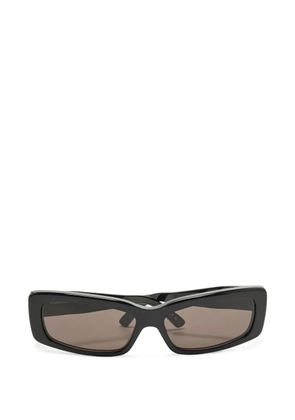 Balenciaga Pre-Owned rectangle-frame sunglasses - Black