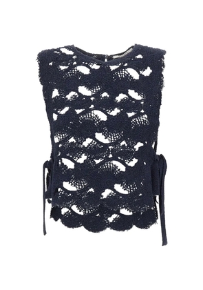 Kangra Cornely-embroidered top - Blue