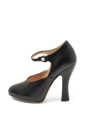Gucci Pre-Owned Lesley leather heeled pumps - Black