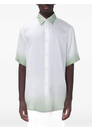 Emporio Armani ombré-effect short-sleeve shirt - White