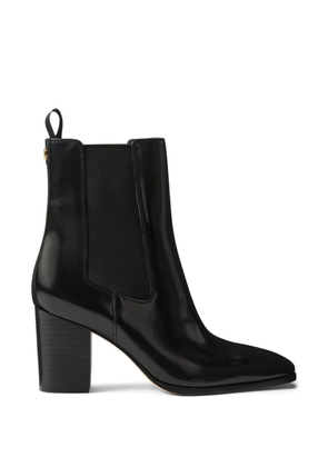 Lauren Ralph Lauren Raelynn glazed leather boots - Black