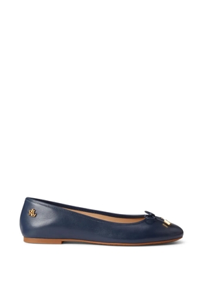 Lauren Ralph Lauren Jayna bow-detail ballet flats - Blue