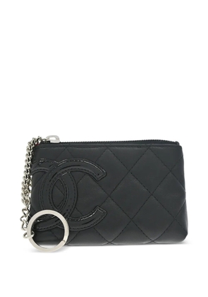 CHANEL Pre-Owned 2012 Cambon Ligne pouch bag - Black