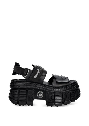 NEW ROCK stud-embellished platform sandals - Black