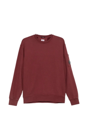 C.P. Company Lens-detail sleeve-pocket sweatshirt - Red