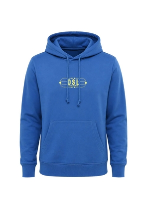 Diesel logo-print hoodie - Blue