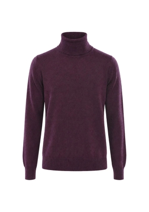 Malo turtleneck long-sleeve sweater - Purple