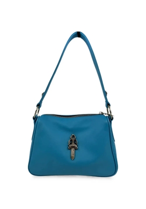 Chrome Hearts Chicken Nugget Dagger leather shoulder bag - Blue