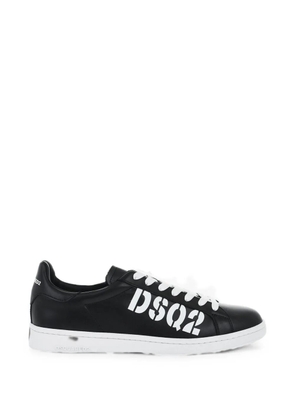 DSQUARED2 Boxer logo-print sneakers - Black