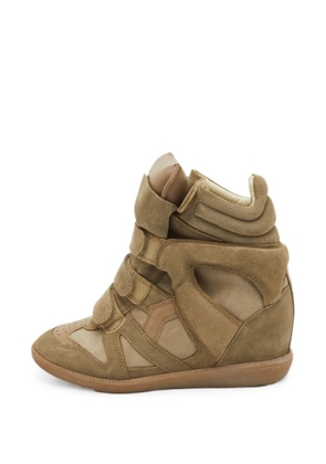 ISABEL MARANT Bekett wedge sneakers - Neutrals