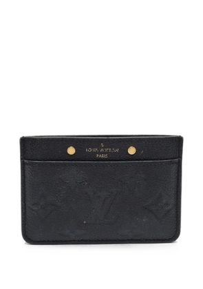 Louis Vuitton Pre-Owned 2018 Monogram Empreinte card holder - Black