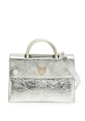 Christian Dior Pre-Owned 2016 medium Diorever leather tote bag - Silver