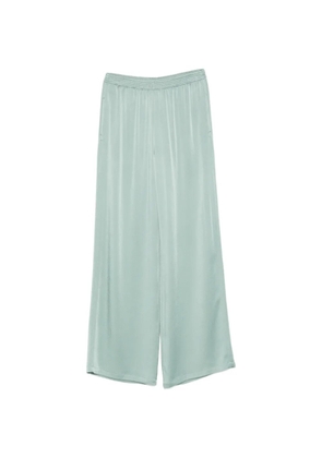 Fabiana Filippi satin wide-leg trousers - Green