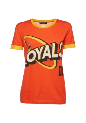 Dolce & Gabbana Pre-Owned graphic-print T-shirt - Orange
