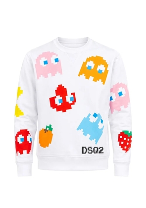 DSQUARED2 Pac-Man print sweatshirt - White
