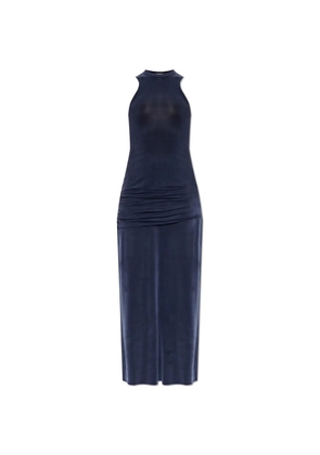 IRO Eclose ruched-waist maxi dress - Blue