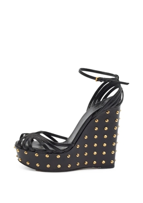 Gucci Pre-Owned spiked-heel sandals - Black