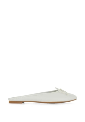 Senso Channa bow-detail leather ballet flats - White