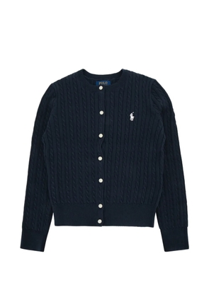 POLO RALPH LAUREN KIDS cable-knit cardigan - Blue