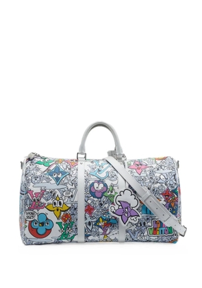 Louis Vuitton Pre-Owned Keepall Bandouliere Monogram travel bag - White