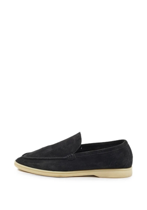 Loro Piana Pre-Owned Summer Walk suede loafers - Black