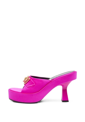 Versace Pre-Owned Biggie Medusa platform sandals - Pink