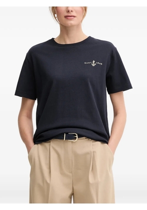 Gant anchor-motif T-shirt - Blue