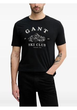 Gant cotton T-shirt - Black