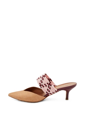 Malone Souliers Maisie cord heeled mules - Neutrals