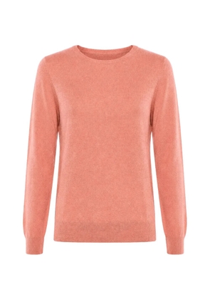 Malo crew-neck long-sleeve sweater - Orange
