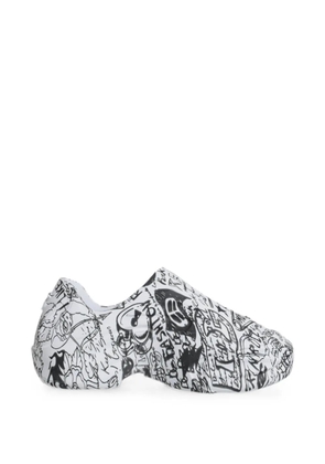 Dolce & Gabbana Daymaster graffiti-print sneakers - White