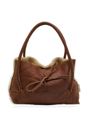Miu Miu Pre-Owned leather tote bag - Brown