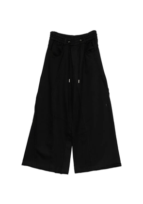 SONGZIO drawstring wide-leg track pants - Black