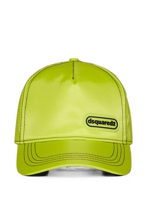 DSQUARED2 logo-patch baseball cap - Yellow